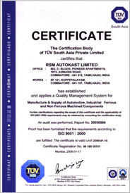 iso certificate